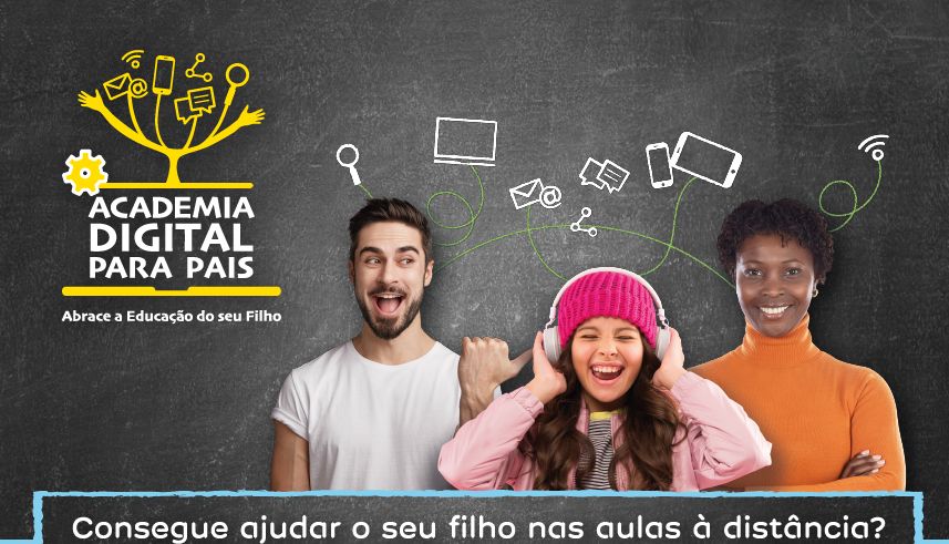 Academia Digital para Pais quer ajudar no apoio ao estudo à distancia