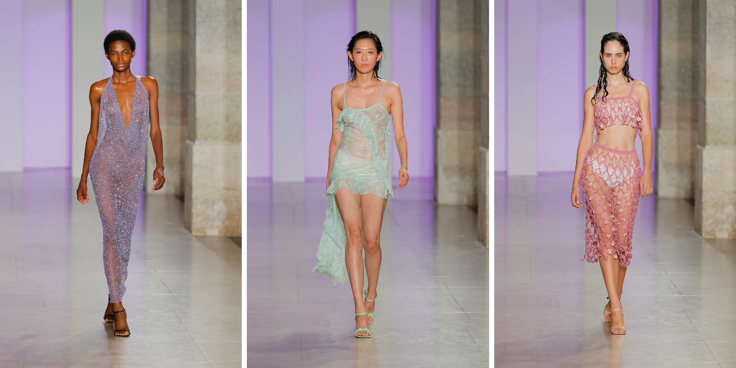 ModaLisboa. A nova coleção de Gonçalo Peixoto tem flores, cor e brilhos (e deixa pouco à imaginação)