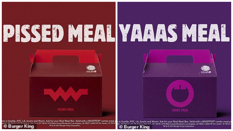 Burger King revolta-se contra o Happy Meal e lança os “menus reais”