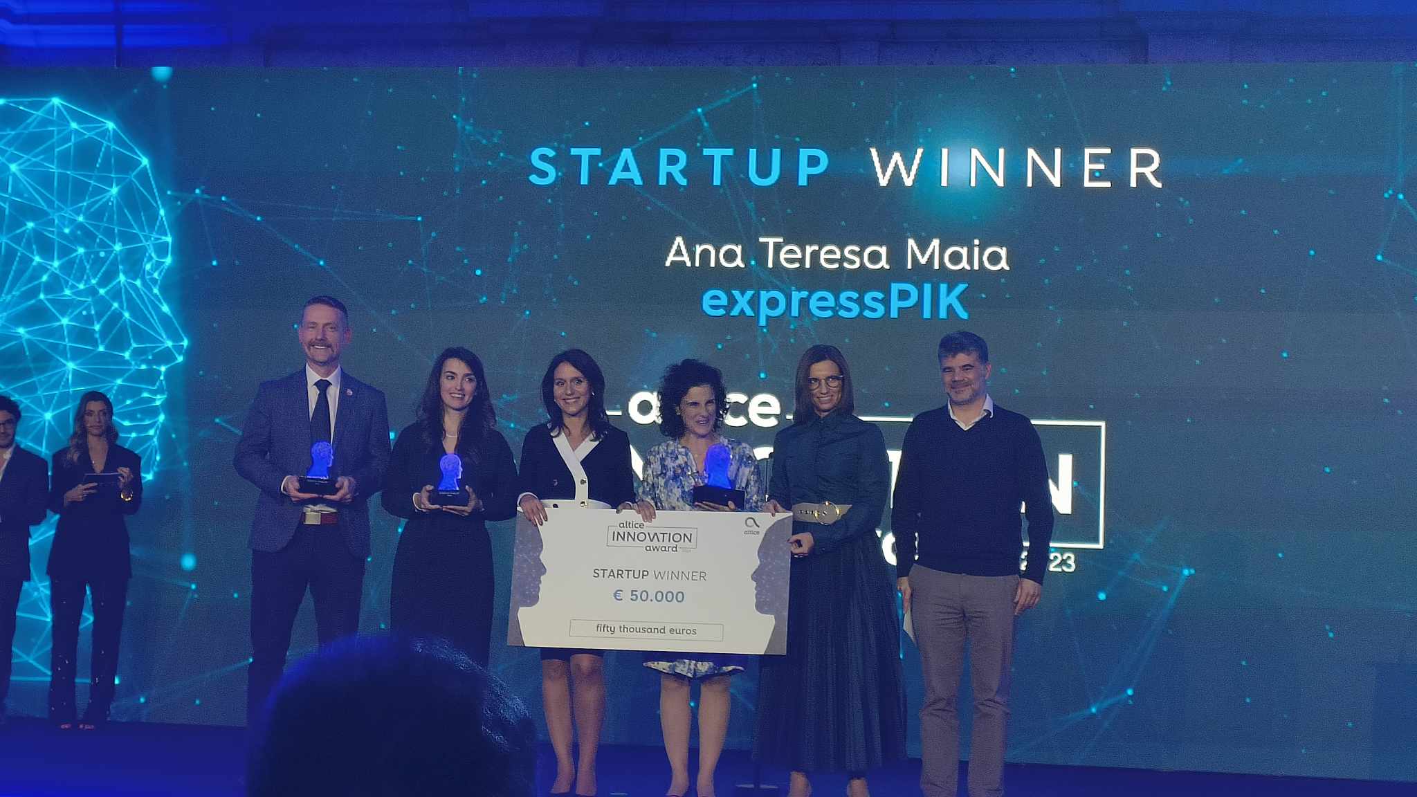 ExpressPIK é a startup vencedora dos prémios Altice International Inovation Award 2023