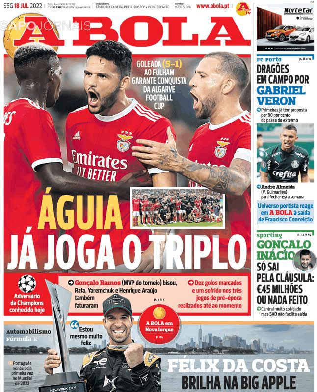 Vitória portista apura Benfica para o Mundial de clubes de 2025 - Benfica -  Jornal Record