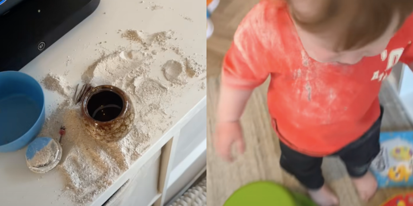 Mãe apanha filho de 1 ano a comer as cinzas do avô — e grava a reação. Veja o vídeo