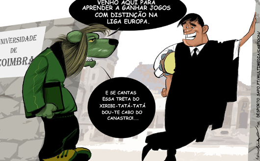 Leão volta à escola