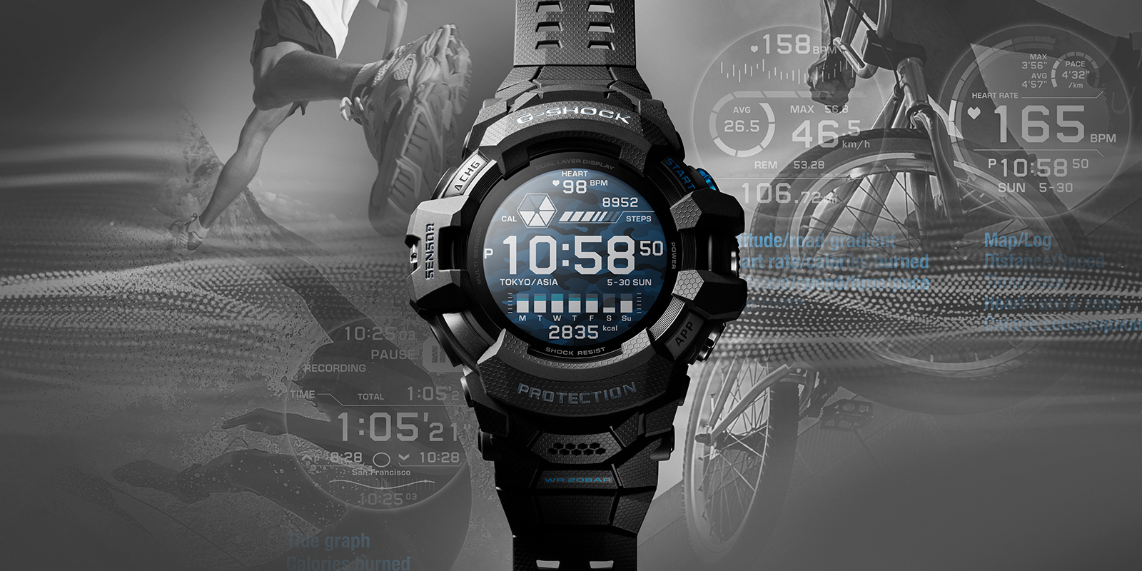Casio anuncia smartwatch G-SHOCK com Wear OS e pronto para atividades desportivas “radicais”