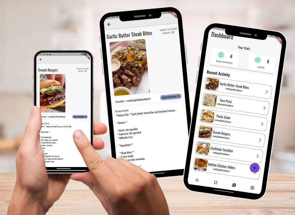 Diga adeus ao caos das receitas guardadas no Instagram com a app Recipe Reel