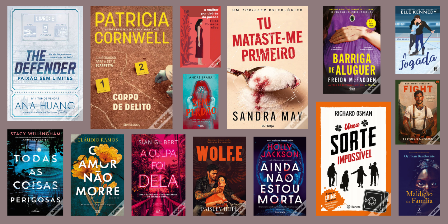 Cláudio Ramos tem novo romance e Freida McFadden está de volta. 20 livros que chegam em março