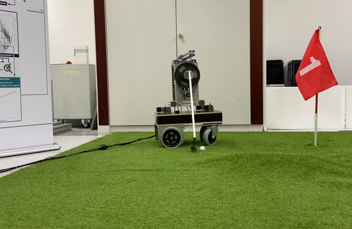 Golfi é um robot-golfista que usa câmaras 3D e machine learning para descobrir a melhor forma de jogar
