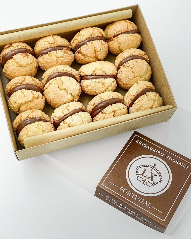 Brigadeiro Gourmet LX tem novidades. Chegaram os biscoitos de brigadeiro em três sabores