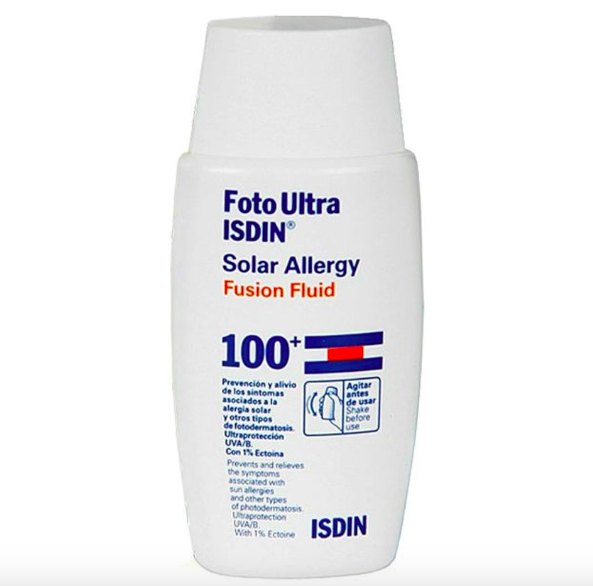 Isdin, Fotoultra 100 Fusion Fluido Alergias Solares