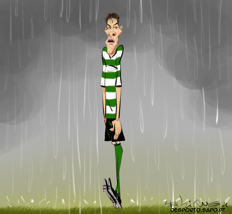 Palhinha entre a chuva