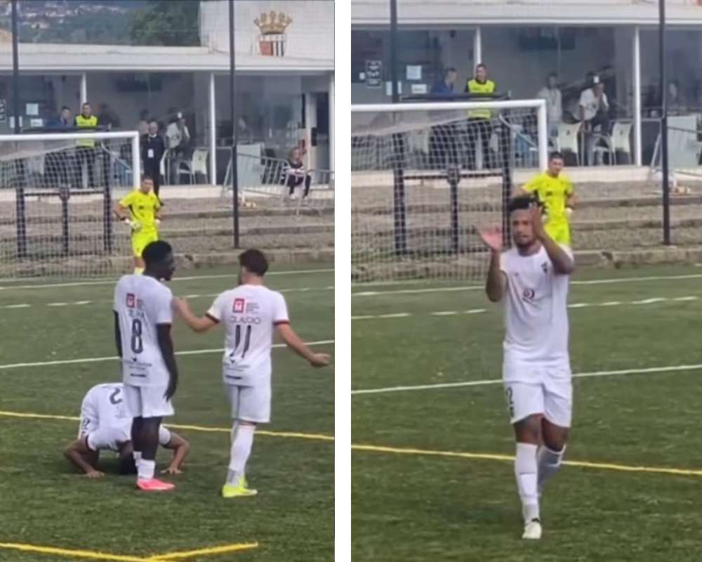 Jogador emociona-se ao marcar golo na Taça de Portugal depois da morte da namorada num acidente