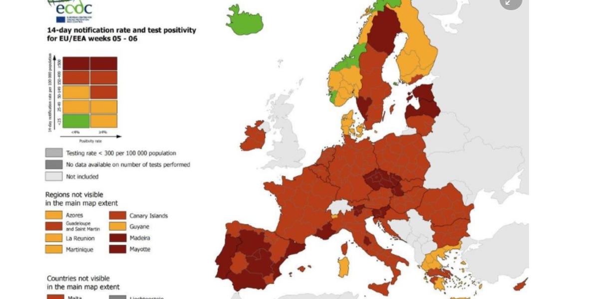 Mapa mostra quais os países da Europa com mais áreas naturais protegidas e  Portugal destaca-se pela negativa - Dicas - SAPO Viagens