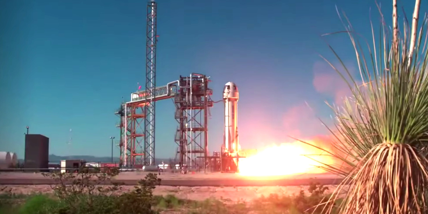 New Shepard da Blue Origin concluiu mais um voo bem-sucedido. Veja as imagens