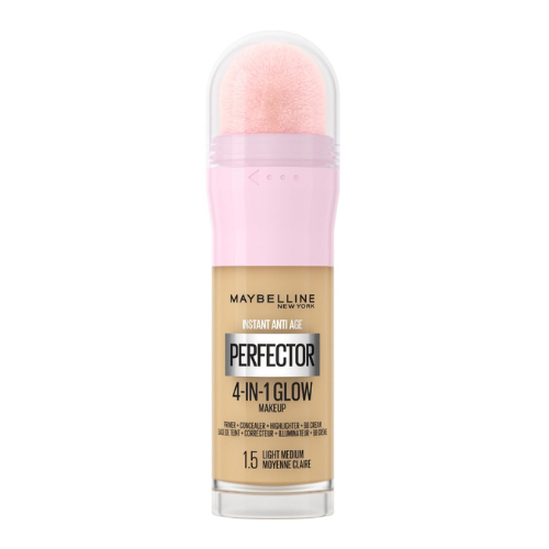 Maybelline, Instant Age Rewind Perfector 4-in-1 Glow Primer, Corretor, Iluminador e BB Cream – SweetCare