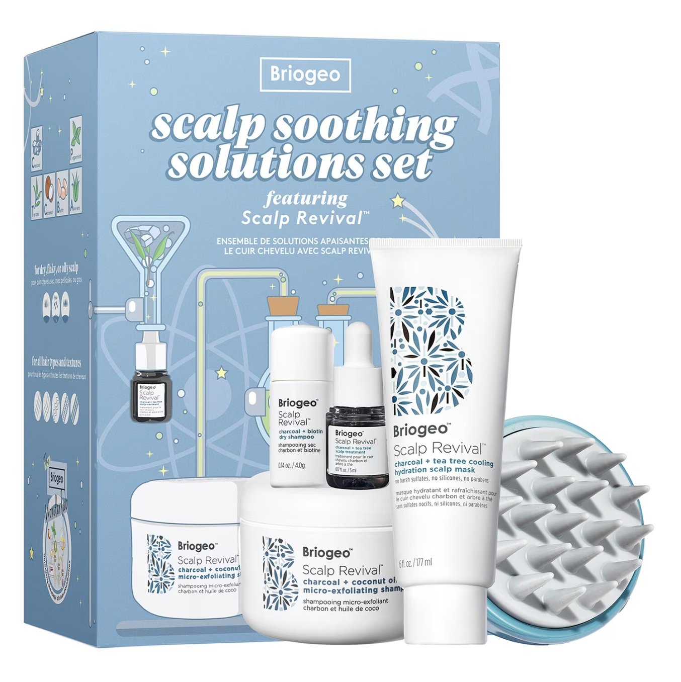 Briogeo, Scalp Revival Soothing Solutions Set Coffret Cuidados de Cabelo