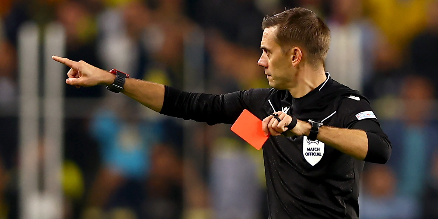 Cément Turpin arbitra FC Porto-Olympiacos, Nick Walsh Union SG-Sp.Braga