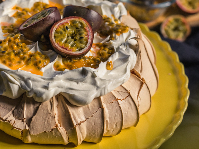 pavlova de maracujá
