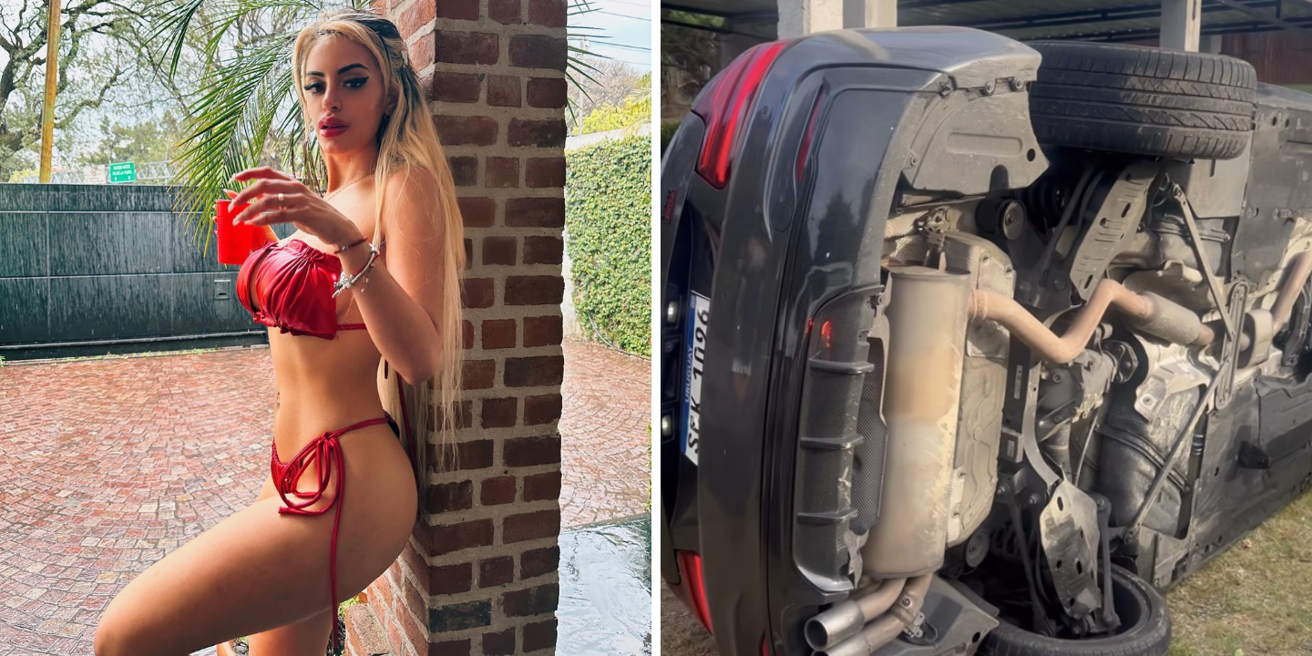 Influenciadora ferida em acidente depois de se filmar no tejadilho do carro. Veja o vídeo