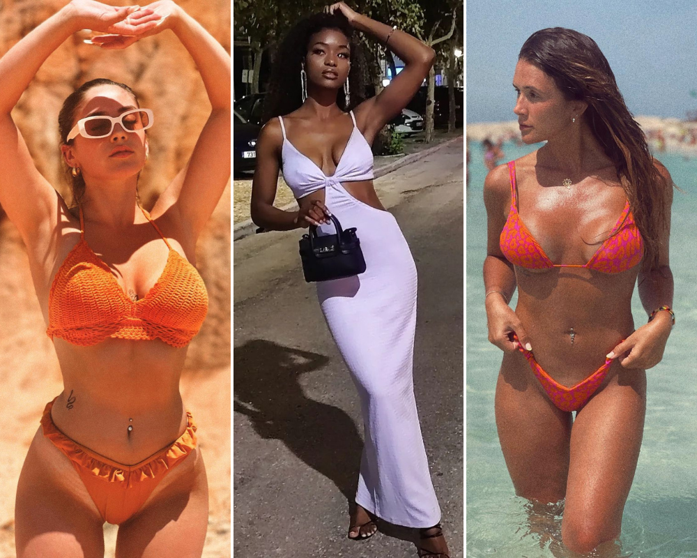 Dos visuais poderosos de Jandira aos looks naturais de Alice. As fotos mais sexy das concorrentes de “O Triângulo”