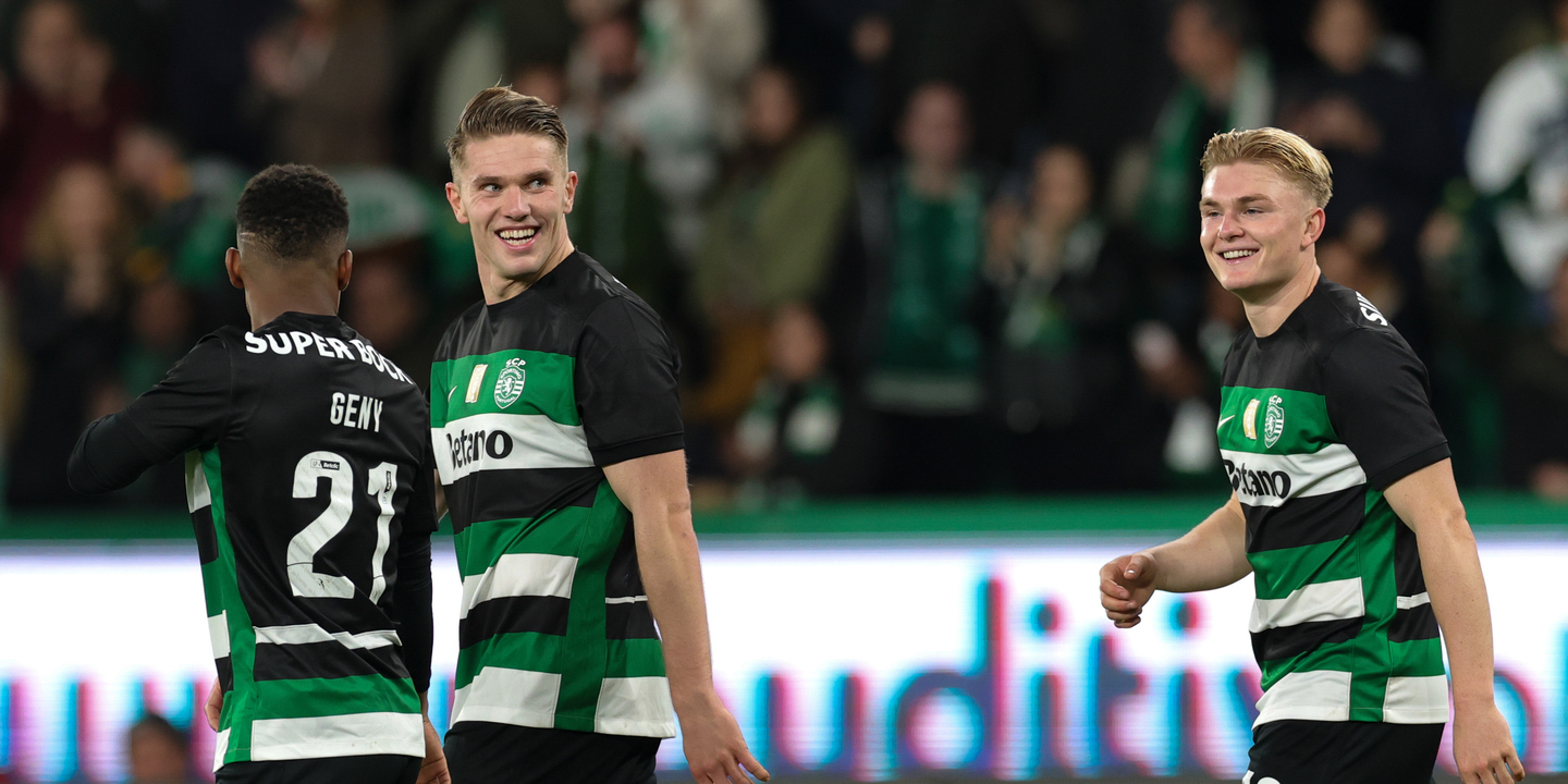 Fotos+Vídeo: Veja o resumo da vitória do Sporting contra o Estoril