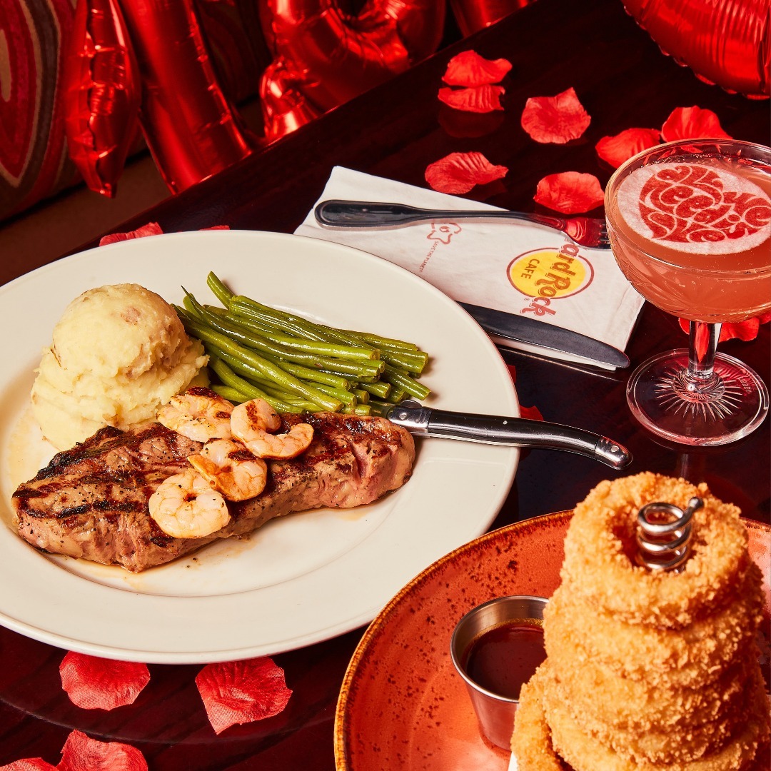 Hard Rock Cafe Lisboa tem menu exclusivo para o Dia dos Namorados e brindes à borla para os casais