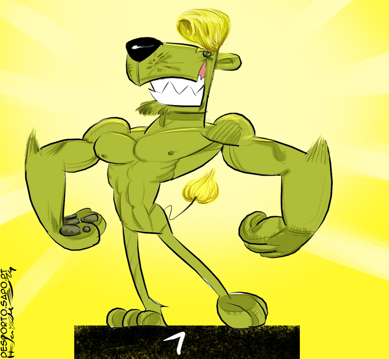 Alto, loiro e espadaúdo