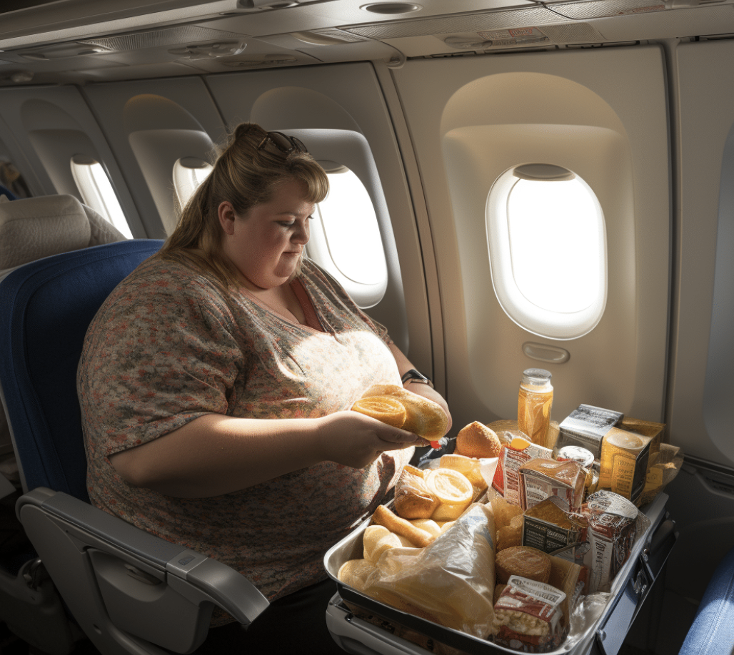 Mulher obesa recusa-se a ceder lugar ao seu lado no avião a um bebé de 18 meses e é arrasada