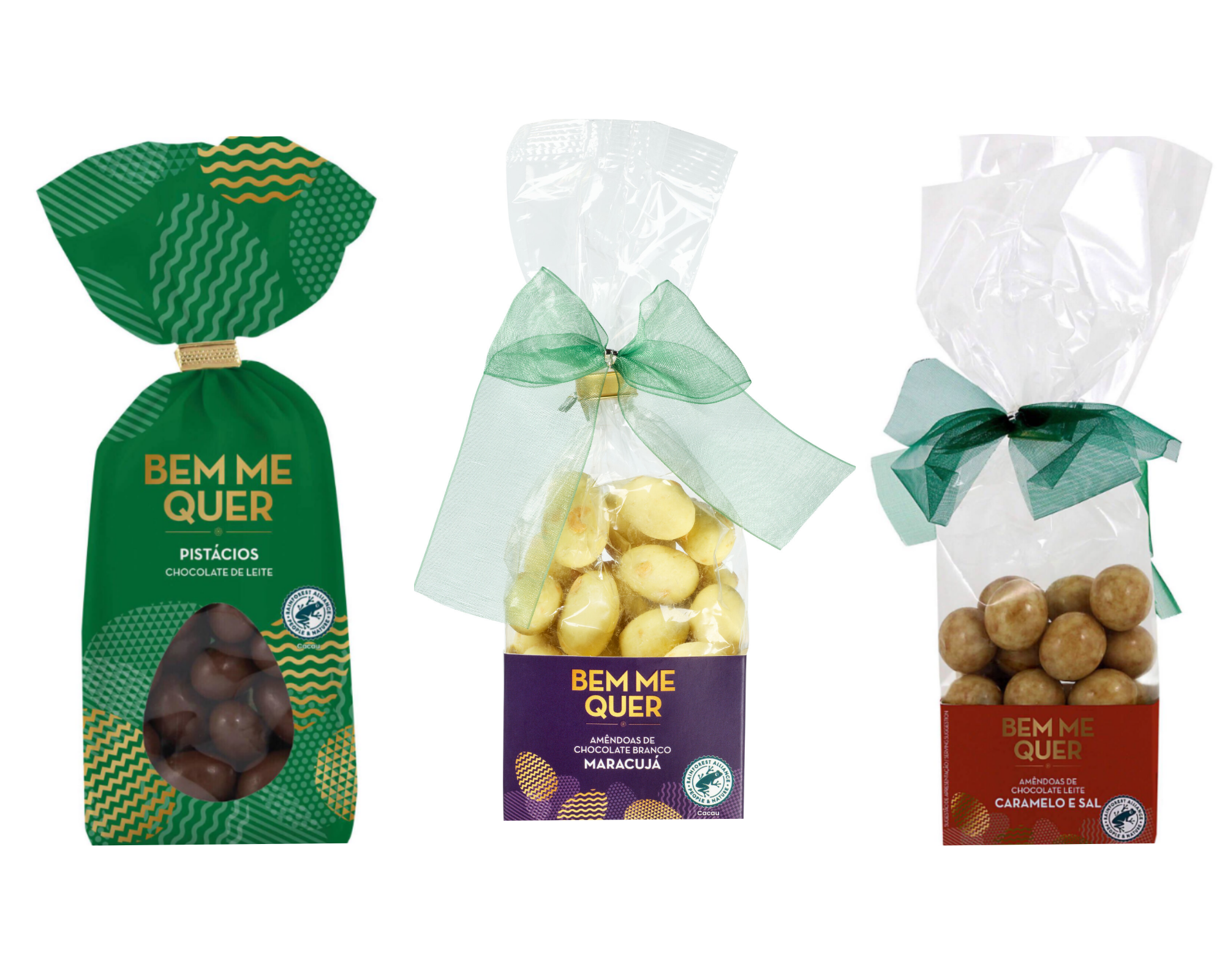 Pistáchio, maracujá e caramelo. Já provámos as novas amêndoas do Continente e ficámos rendidos