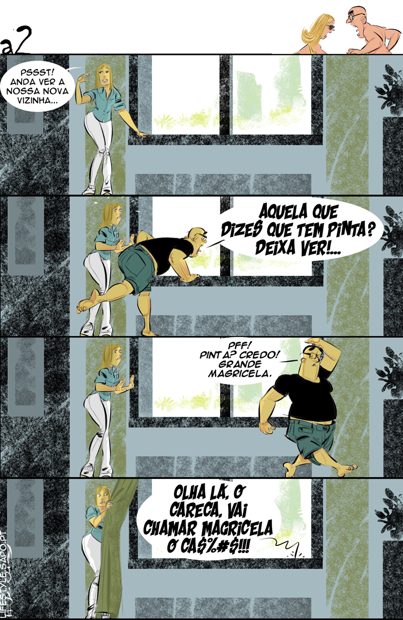 A pinta da vizinha