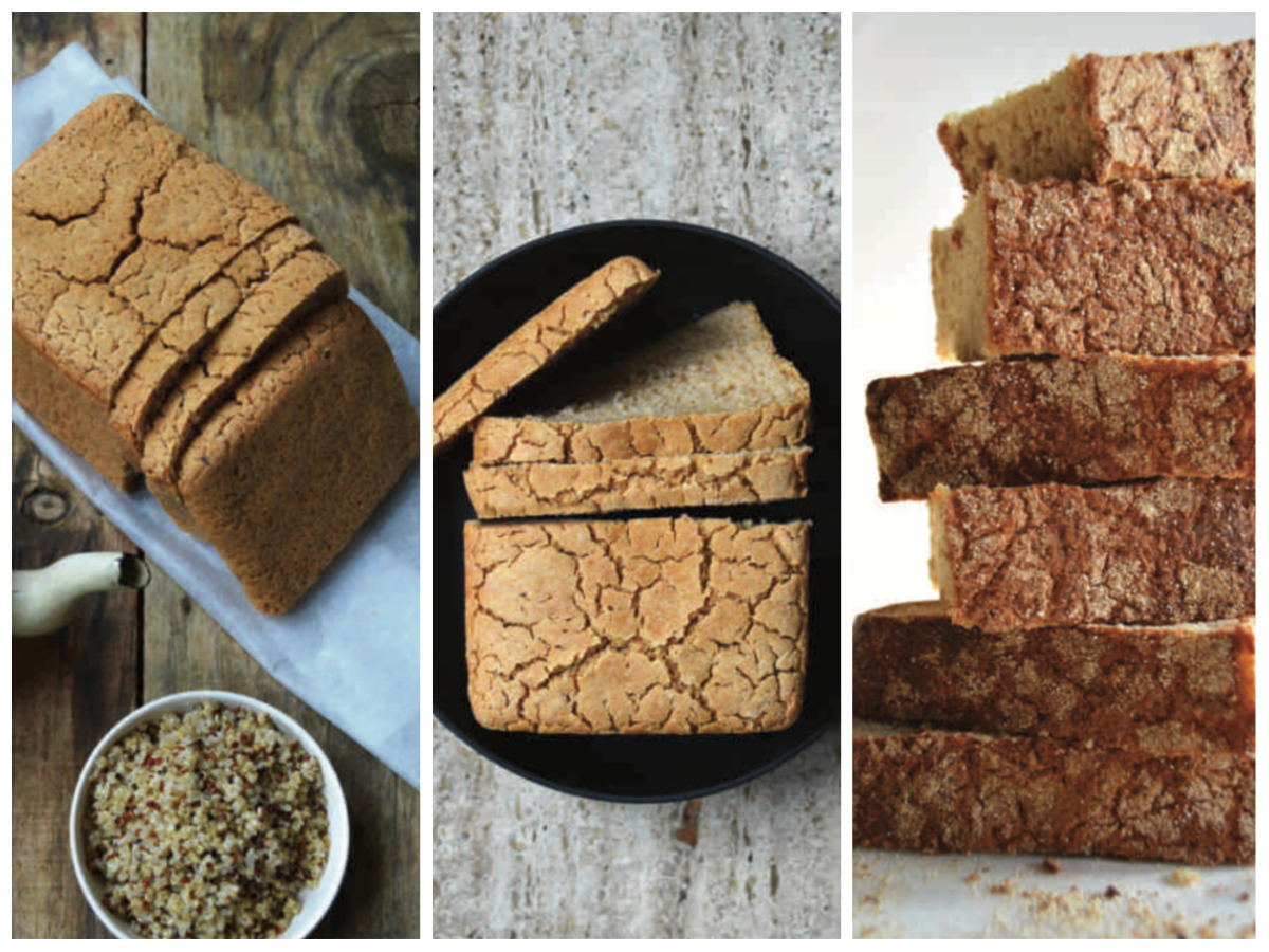 Sem lactose e 100% vegan, 4 receitas de “O Livro do Pão sem Glúten”