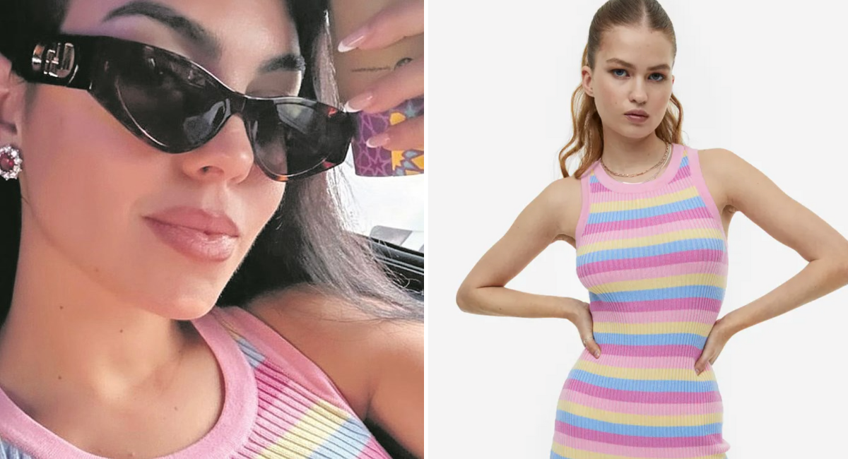 Georgina partilha stories a usar vestido da H&M que custa menos de 20€. E ainda não esgotou