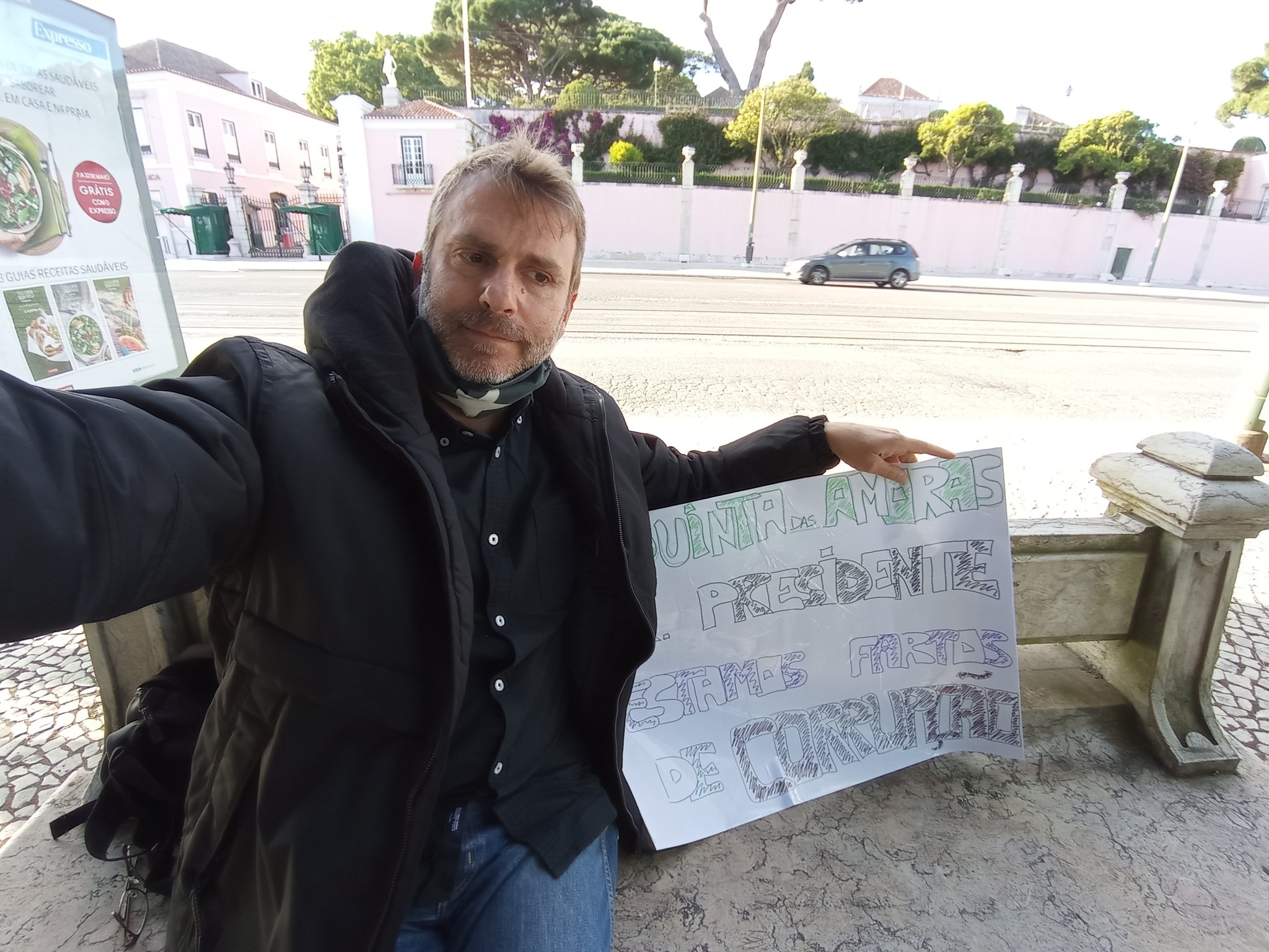28 dias depois, Luís Dias põe fim à greve de fome em frente a Belém após apelo de Marcelo
