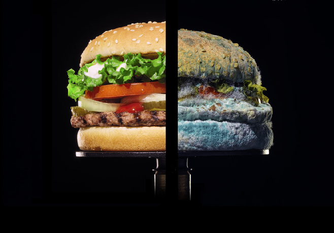 Burger King deixa Whooper ao ar livre durante 34 dias — e o resultado é este