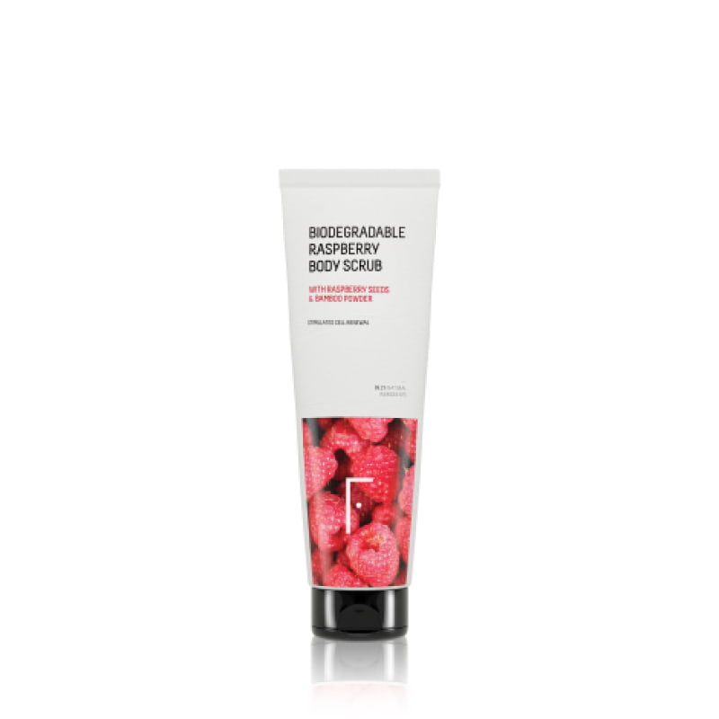 Freshly Cosmetics, Biodegradável Raspberry Body Scrub Esfoliante Corporal