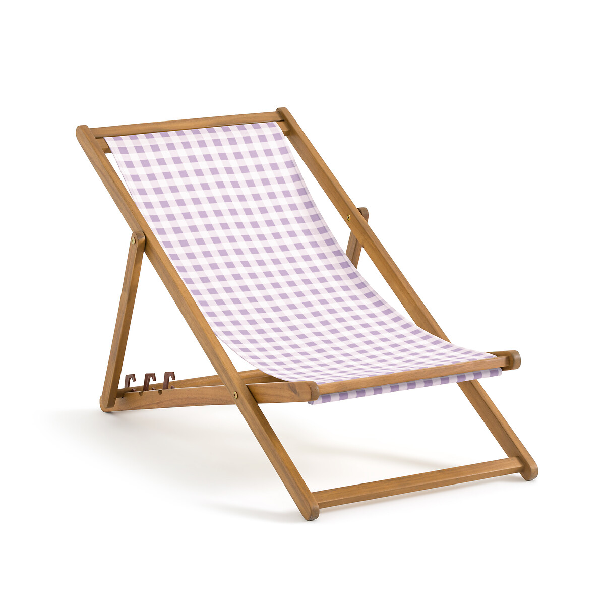 La Redoute, Cadeira de Praia, em Acácia e Tecido Vichy