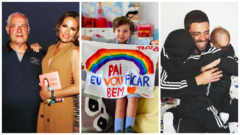 As 17 fotos emocionantes que os famosos portugueses partilharam do Dia do Pai