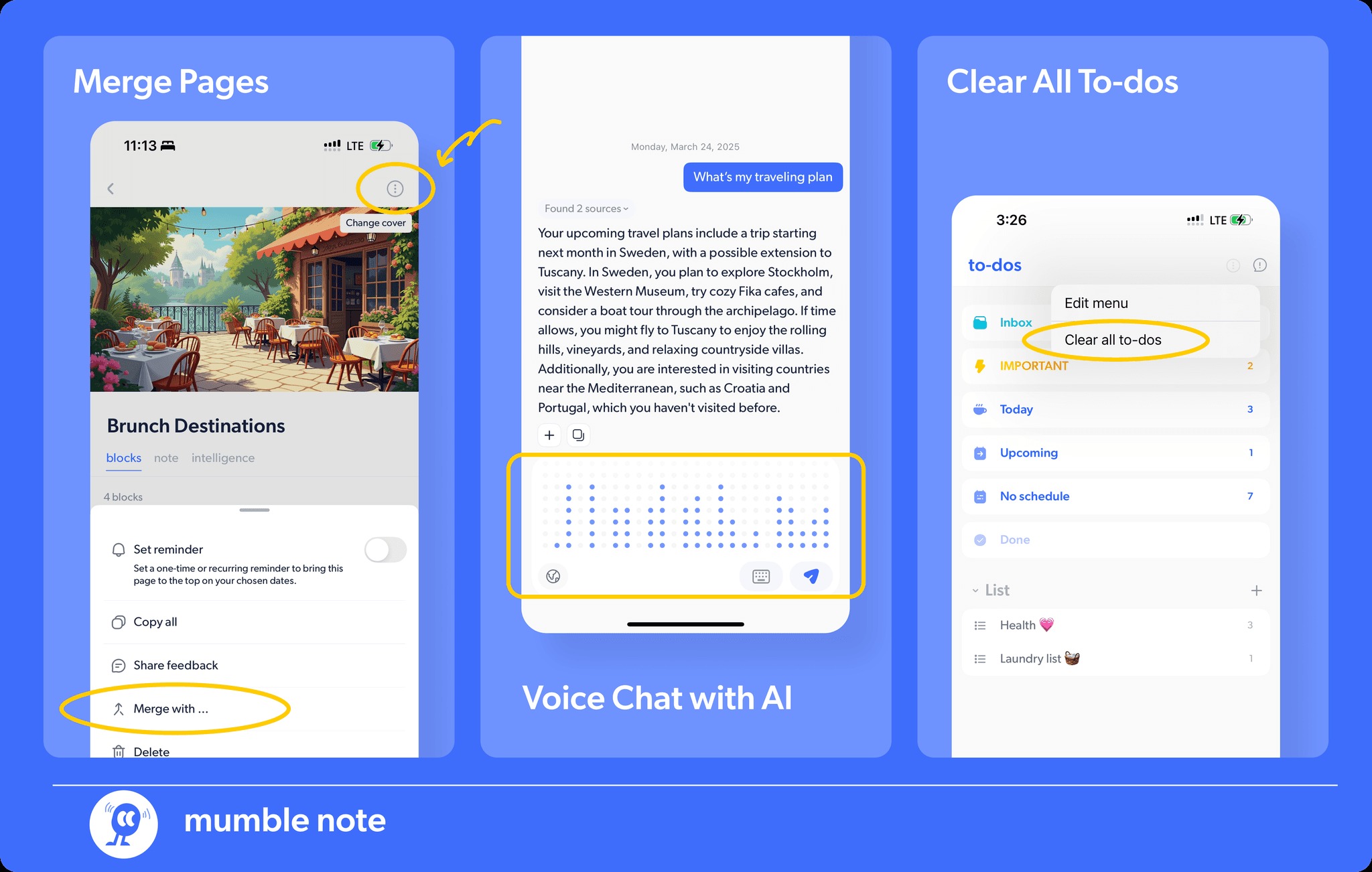 Guarde e organize os seus pensamentos com a Mumble Note