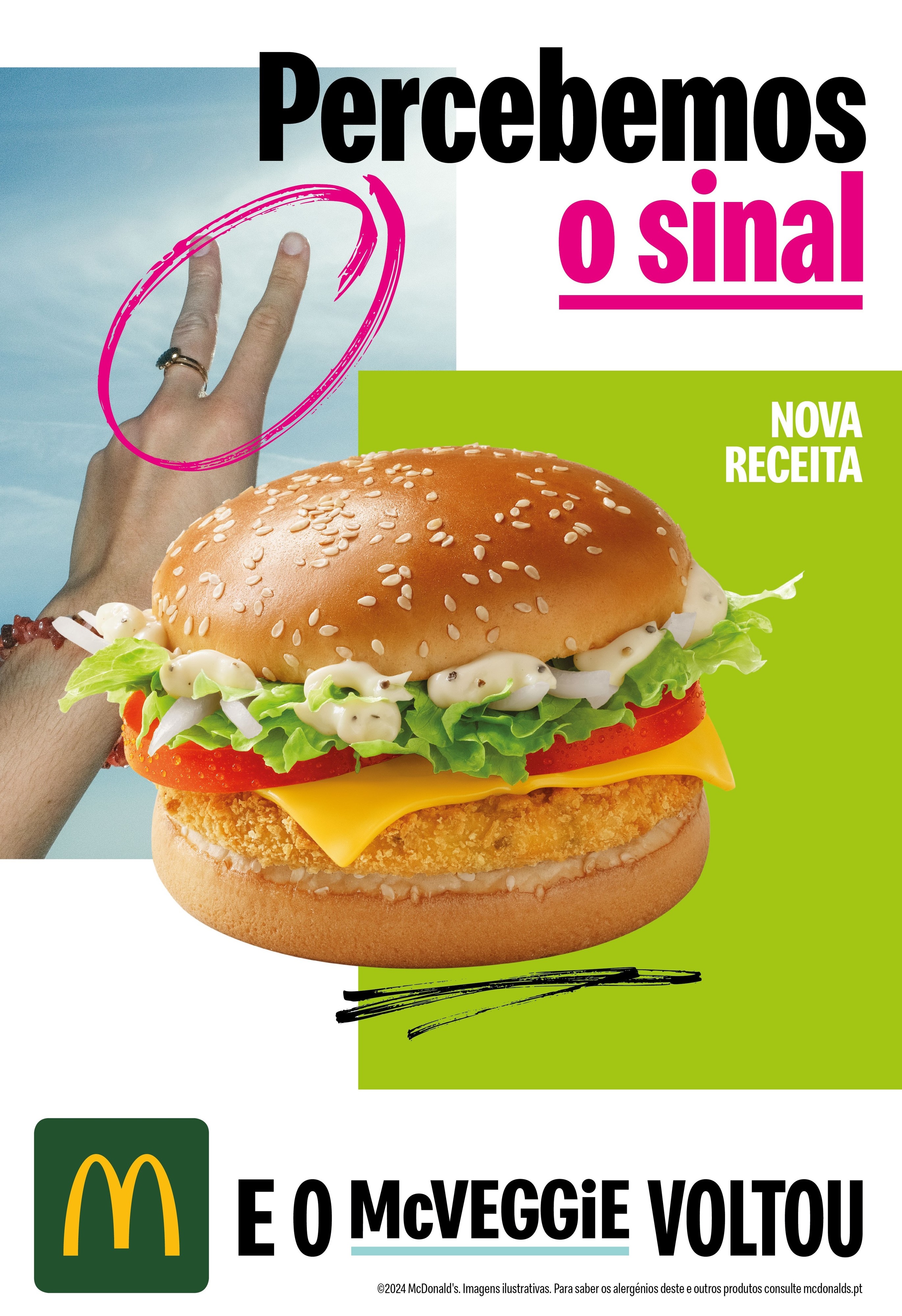 O McVeggie está de volta ao McDonald’s com uma nova receita. (E há mais uma novidade)