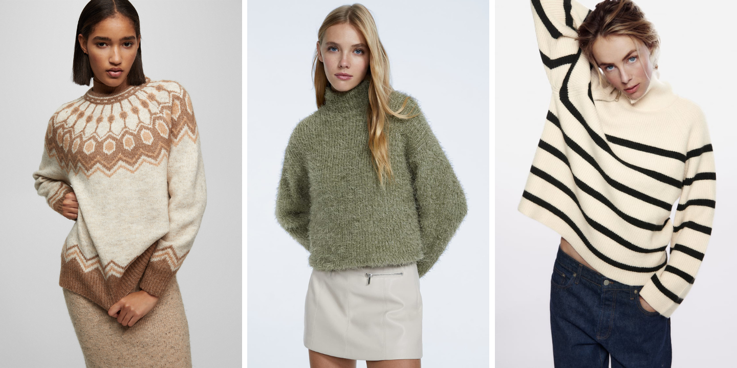 Saldos. Estas 20 camisolas com malha e pelo até 20€ vão mantê-la sempre quentinha
