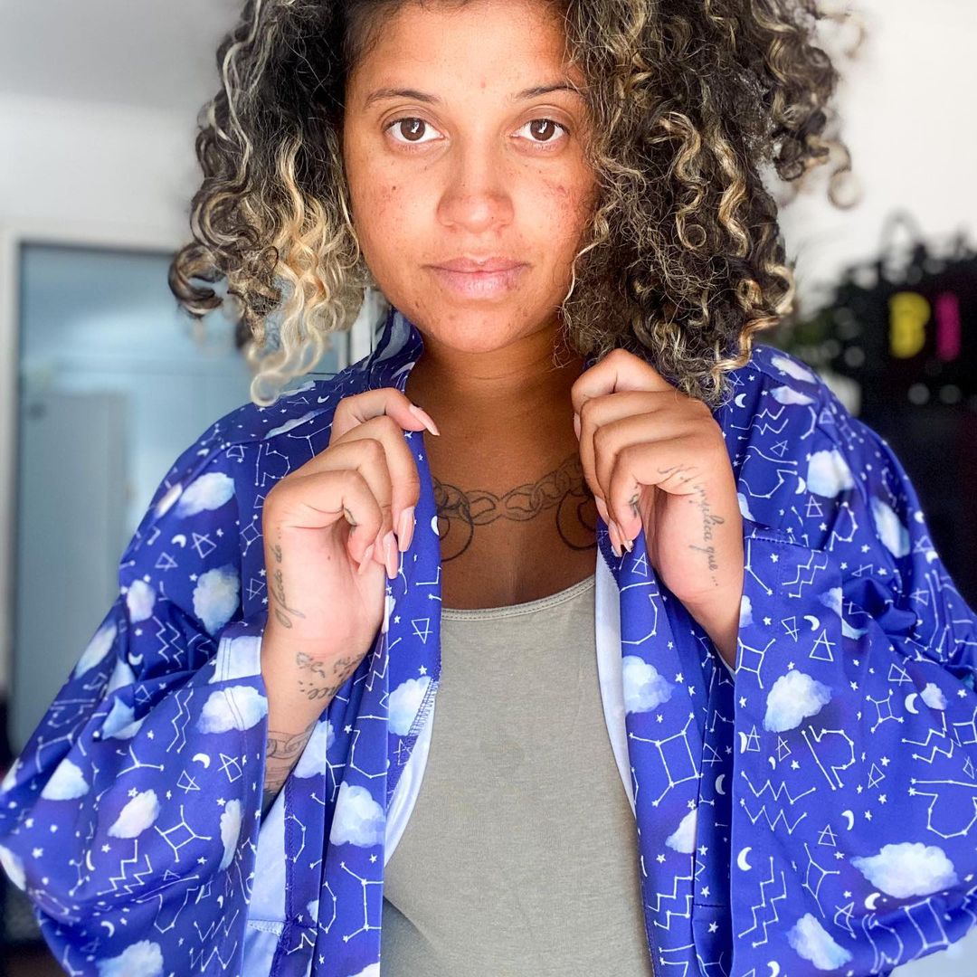 Blaya já teve o segundo filho e o parto aconteceu casa. Veja a primeira foto do bebé