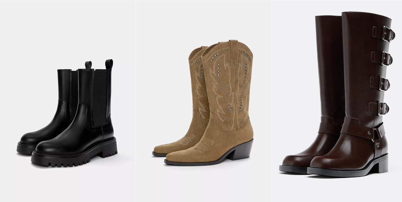 O outono chegou. 10 botas versáteis e cheias de pinta para um look de milhões