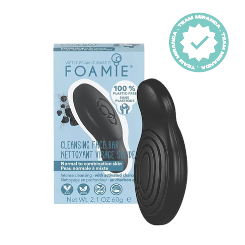 Foamie, Barra de Limpeza Facial – Carvão Ativado