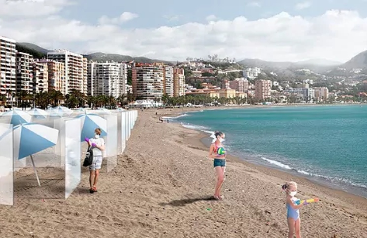 A visão futurista de como podem ser as praias pós-pandemia