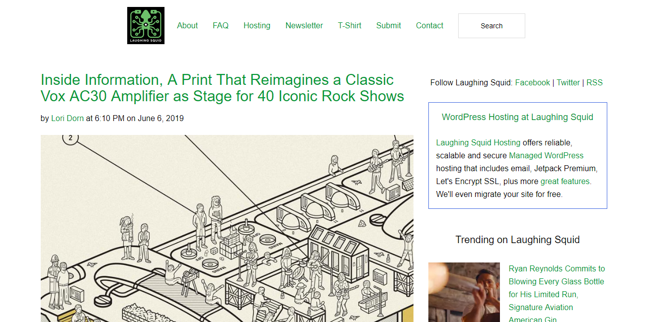 Laughing Squid, o blog de arte, cultura e tecnologia