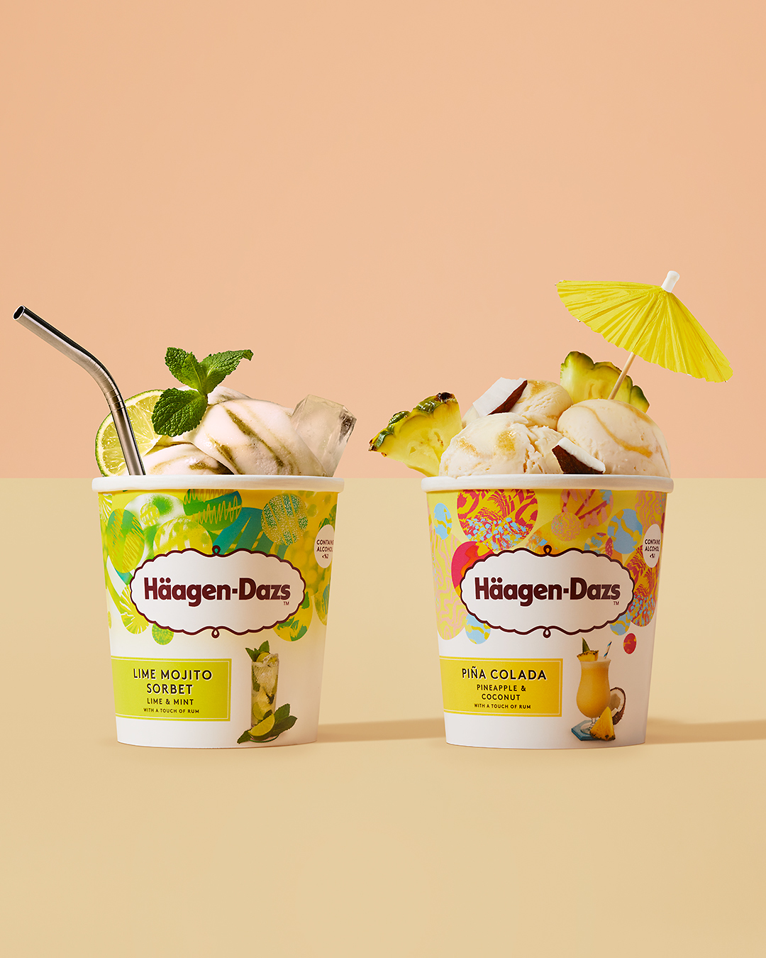 Já não precisa escolher entre cocktails e gelados: a Häagen-Dazs tem mojitos e piñas coladas