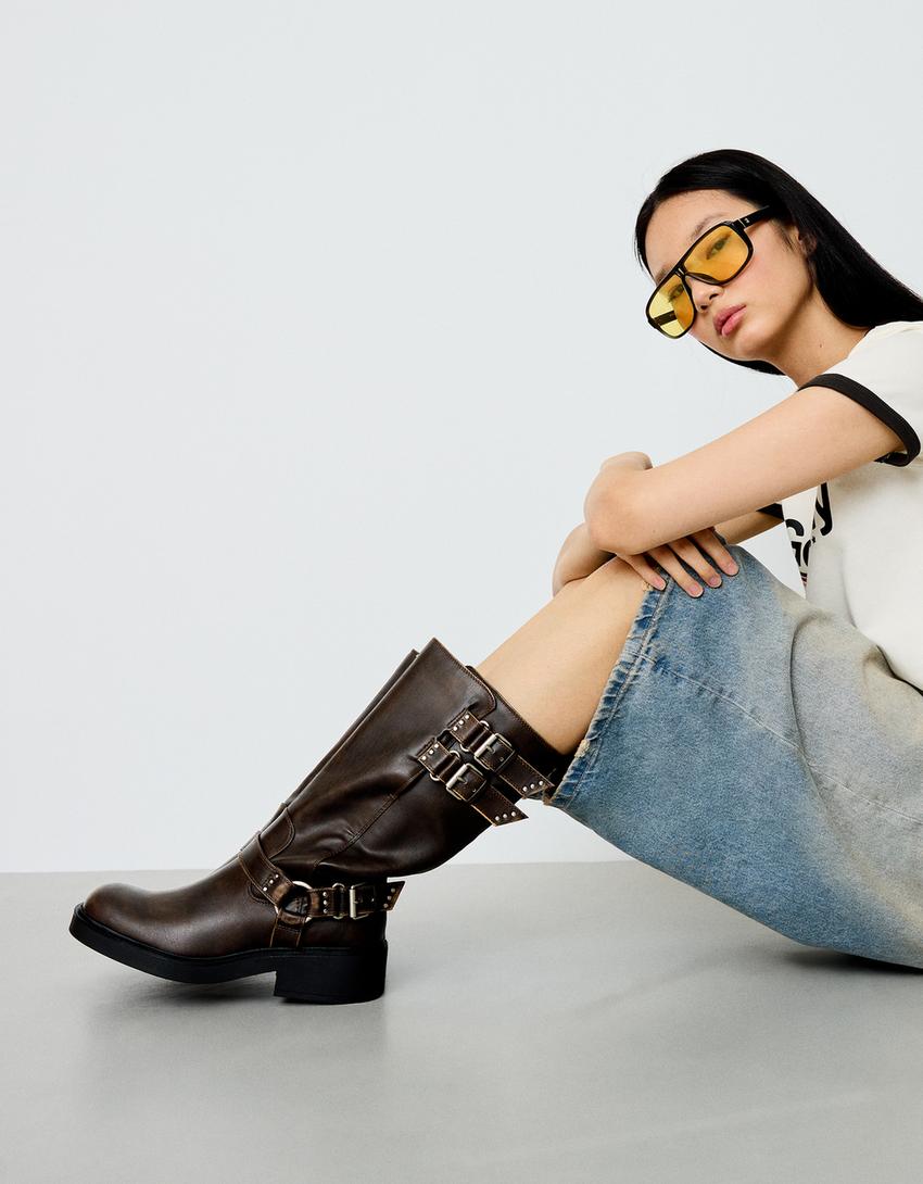 Chuva é sinónimo de botas. Enfrente-a com estas 12 biker boots tendência (desde 39,99€)