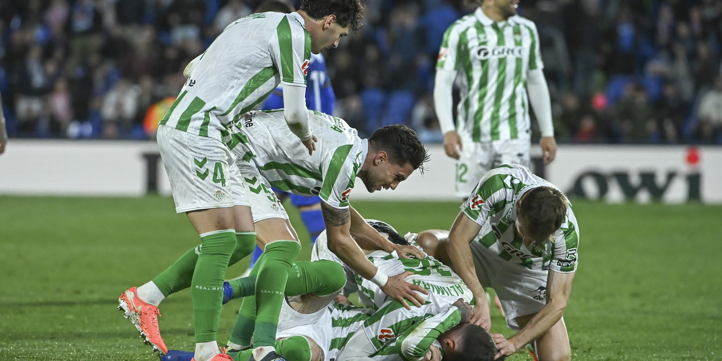 Betis impõe primeira derrota ao Getafe na Liga espanhola em 2025 e sobe a sétimo