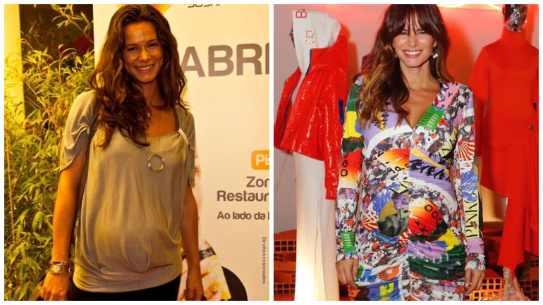Como mudaram os looks de Cláudia Vieira na primeira e segunda gravidez
