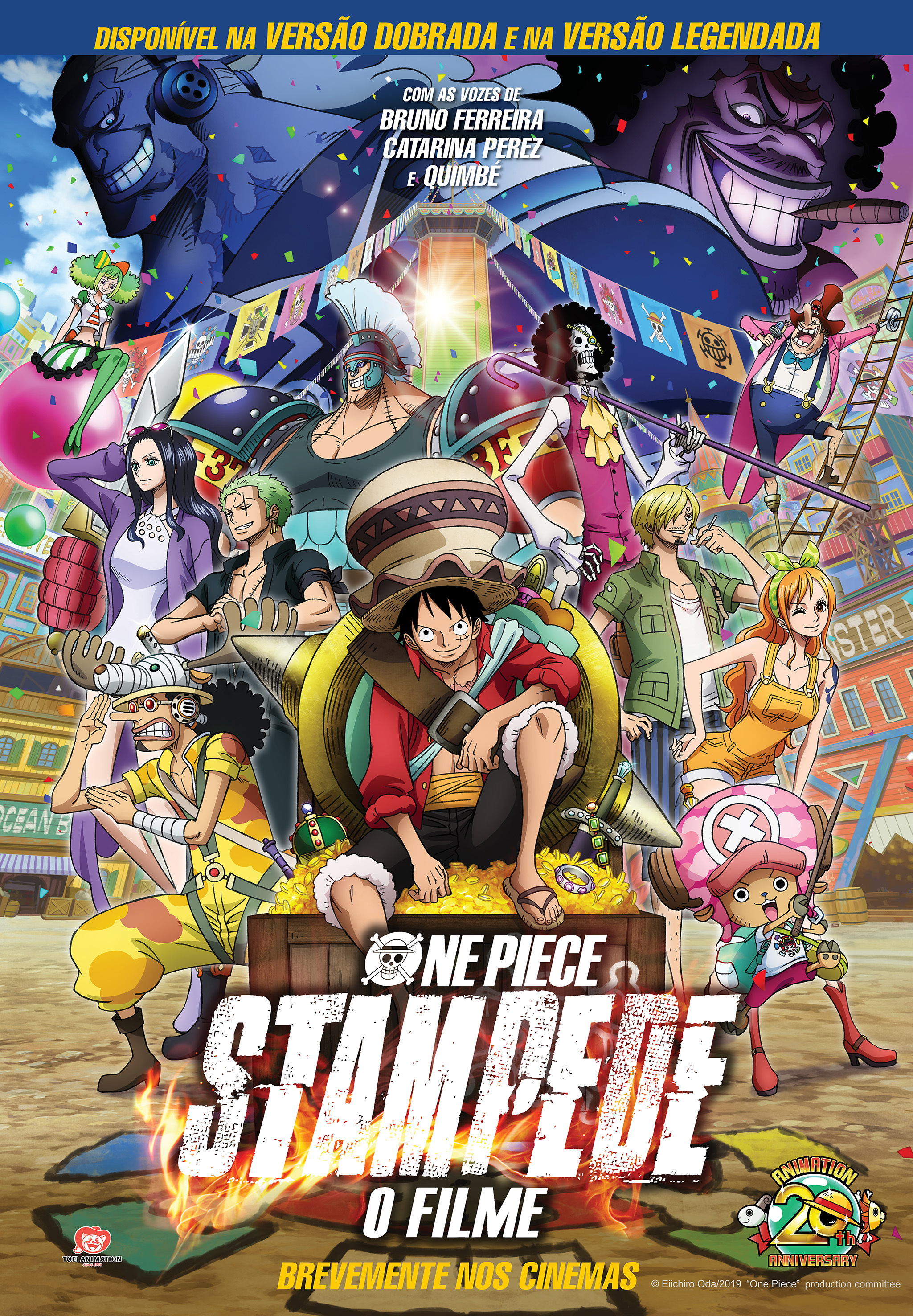 One Piece: Stampede já ganhou mais de 1 milhão de dólares nos USA e Canada