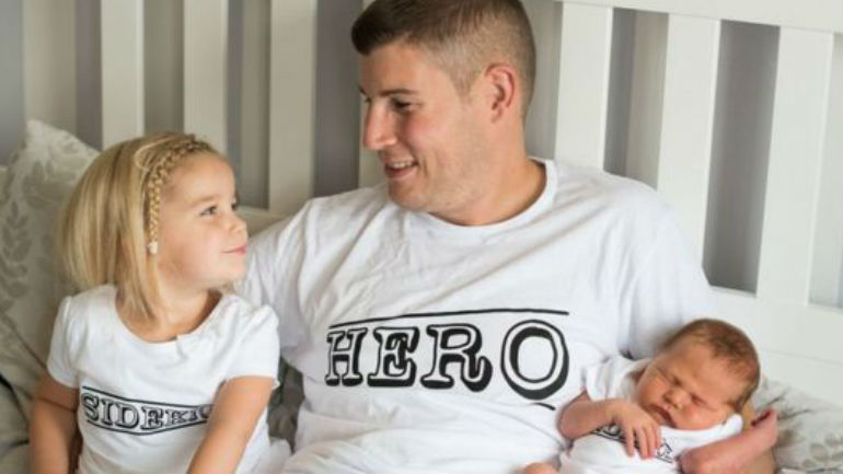 A história do pai que esperou pelo nascimento da filha e morreu três horas depois